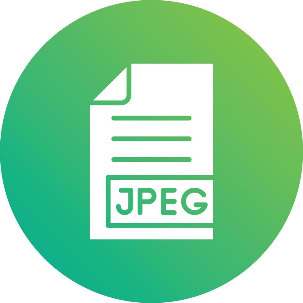 JPEG Vector Icon Design Illustration
