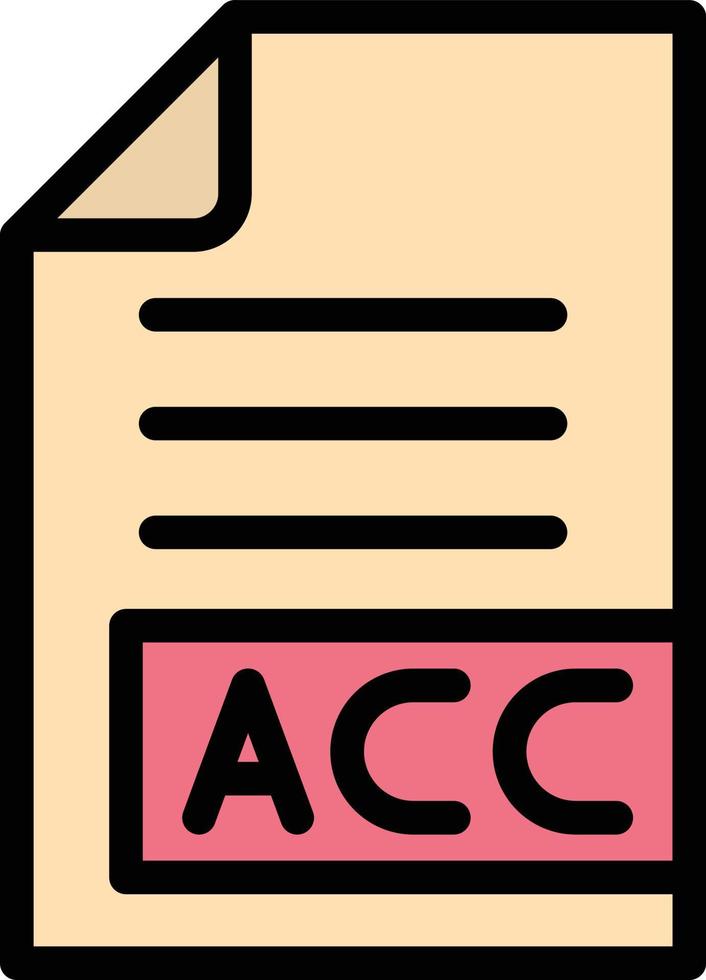 ilustración de diseño de icono de vector aac