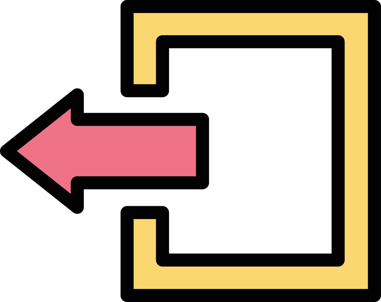 Ilustración de diseño de icono de vector de cierre de sesión