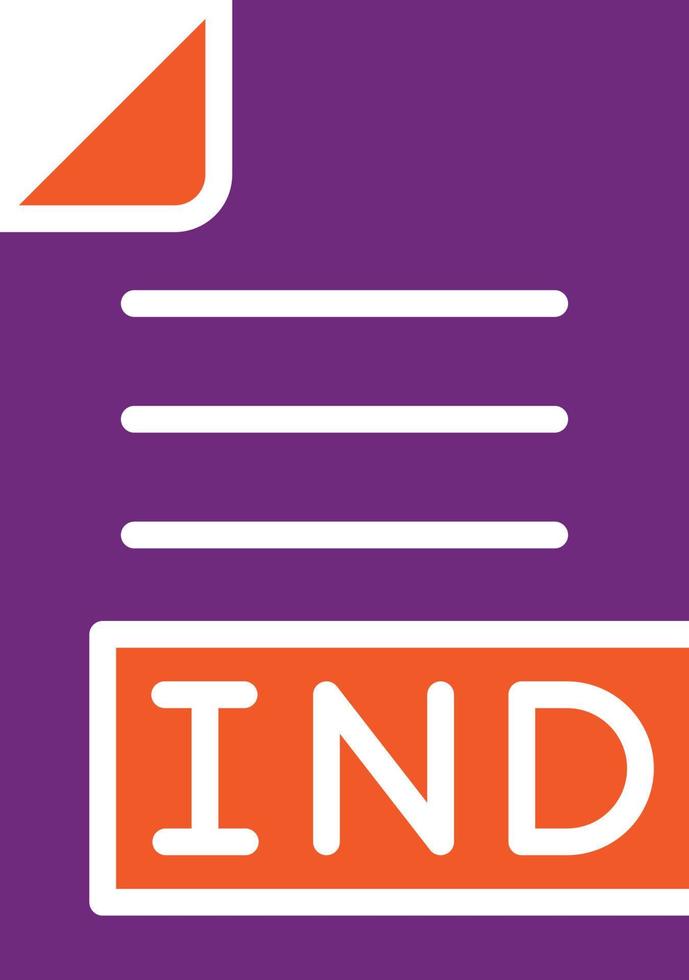 IND Vector Icon Design Illustration