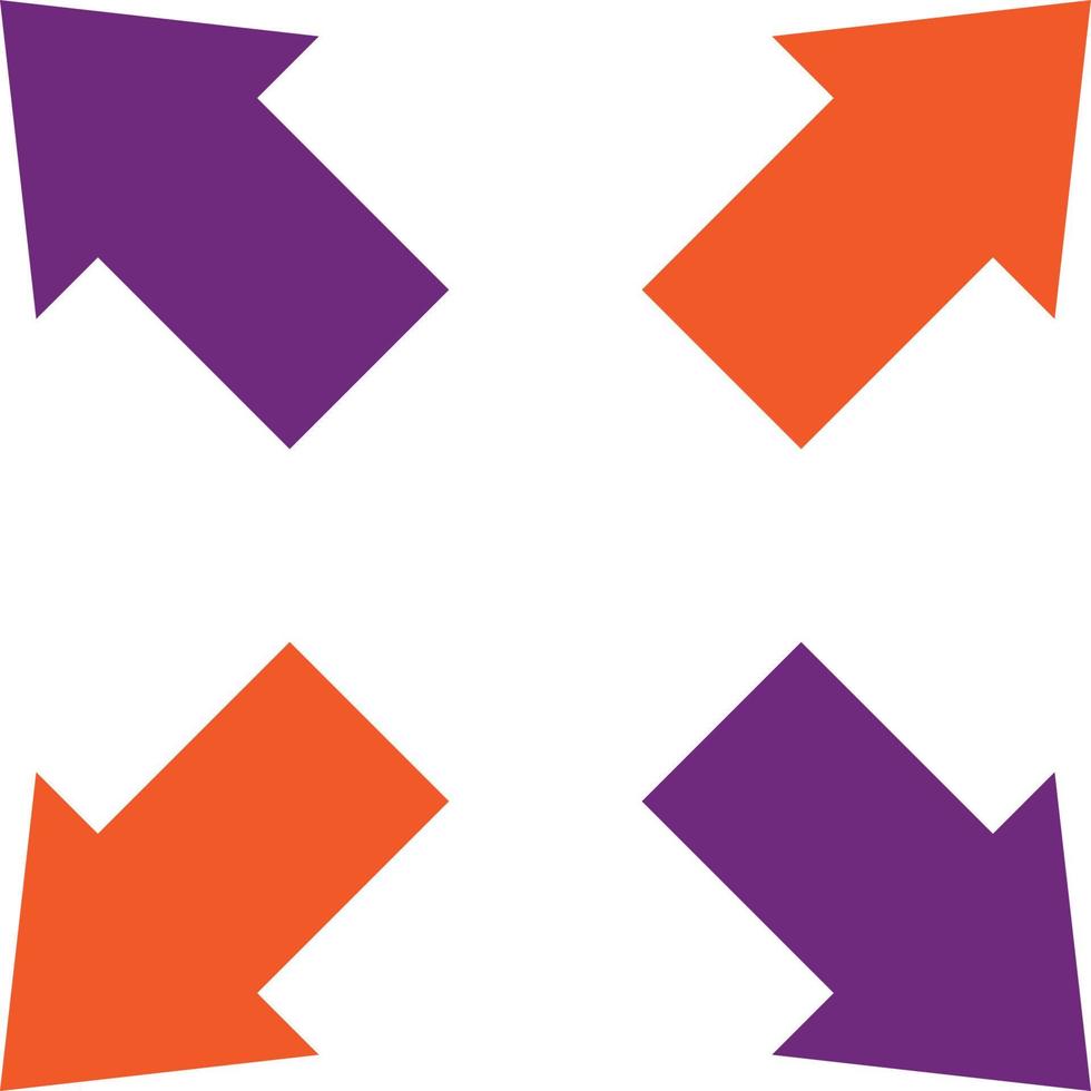 Expand Vector Icon Design Illustration