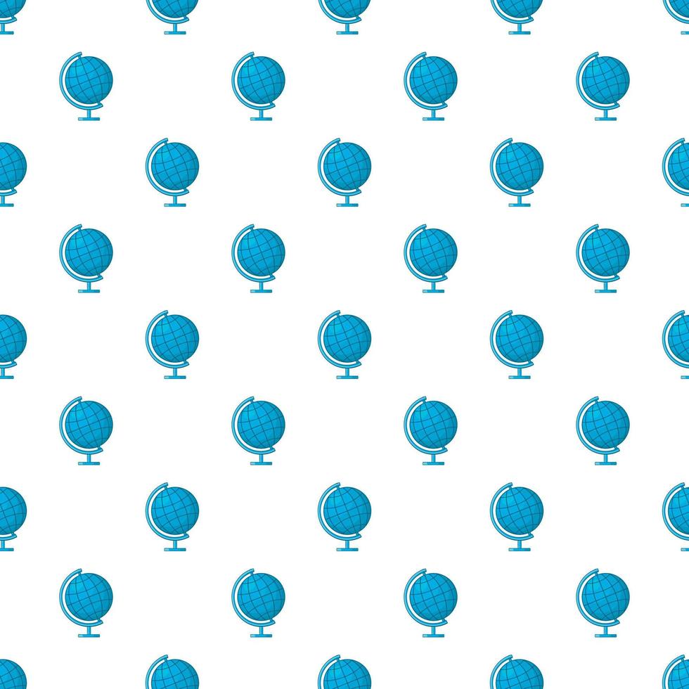 Globe pattern, cartoon style vector
