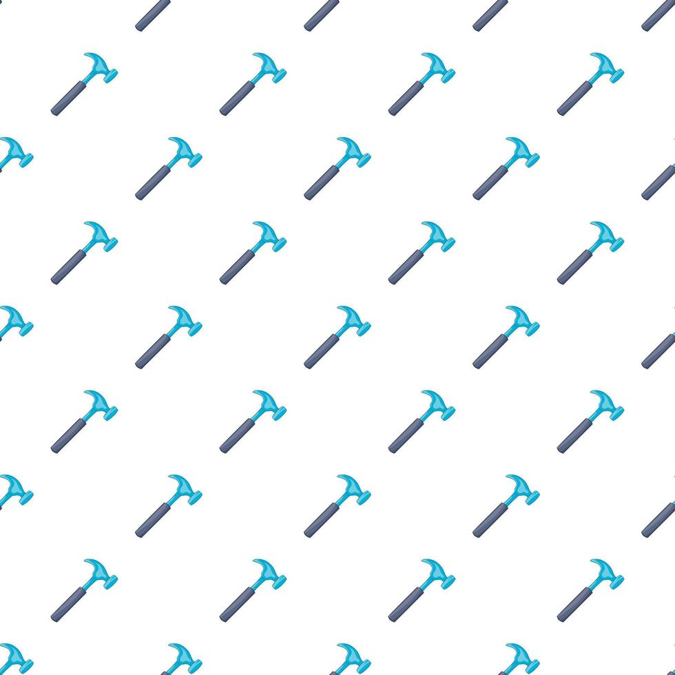 Hammer pattern, cartoon style vector