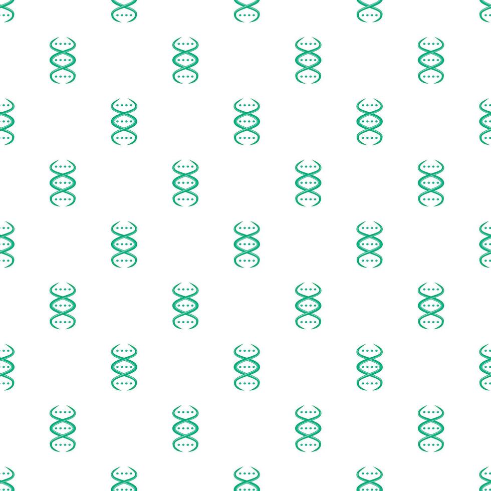 DNA pattern, cartoon style vector