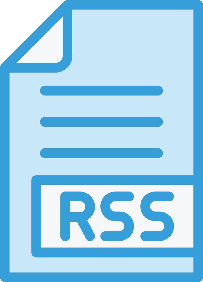 RSS Vector Icon Design Illustration