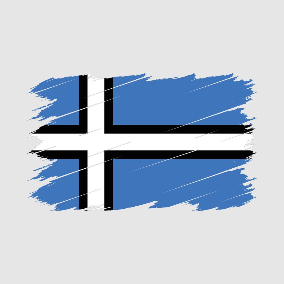 Estonia Flag Brush vector