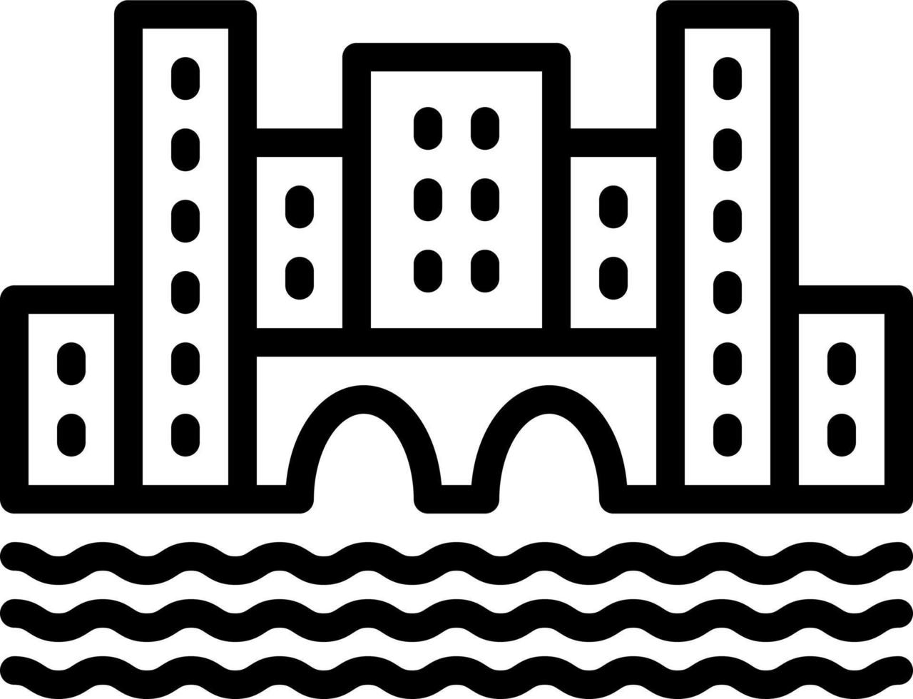 line icon for amsterdam vector