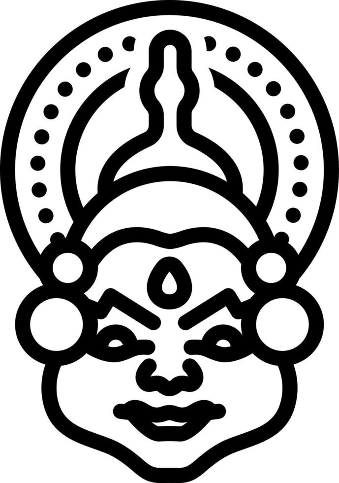 line icon for onam vector