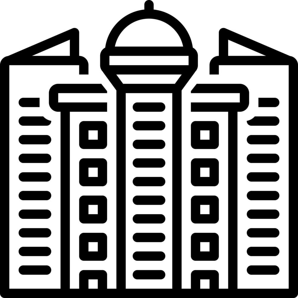 line icon for vancouver vector