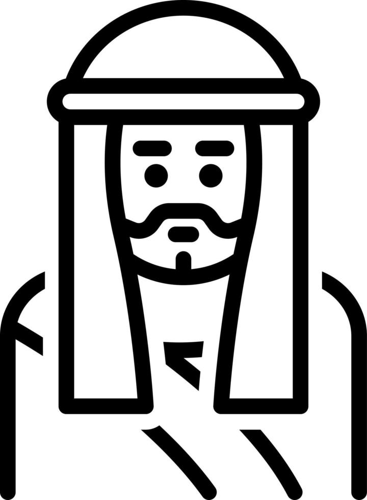 line icon for joseph vector