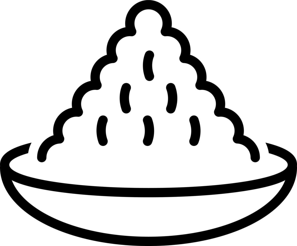 line icon for 1  yeast vector