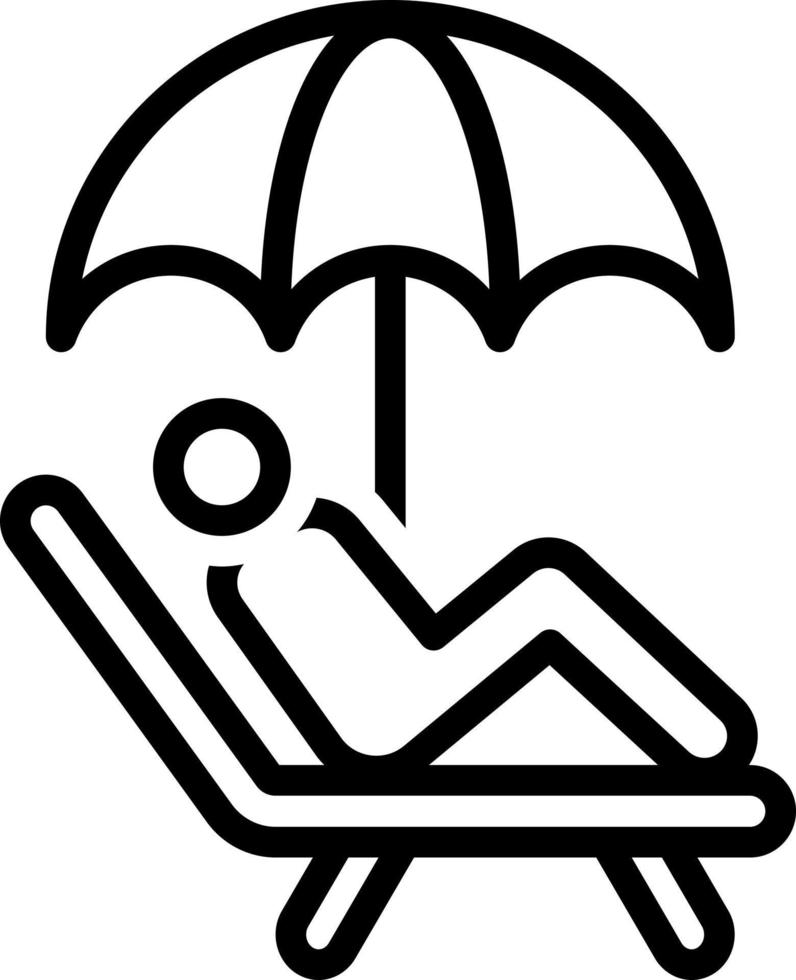 line icon for ease vector