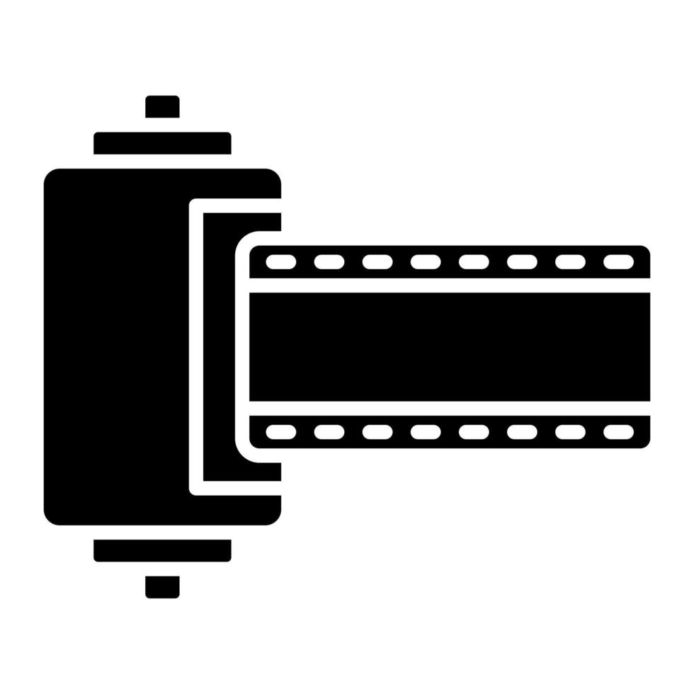 Camera Roll Glyph Icon 15078156 Vector Art at Vecteezy