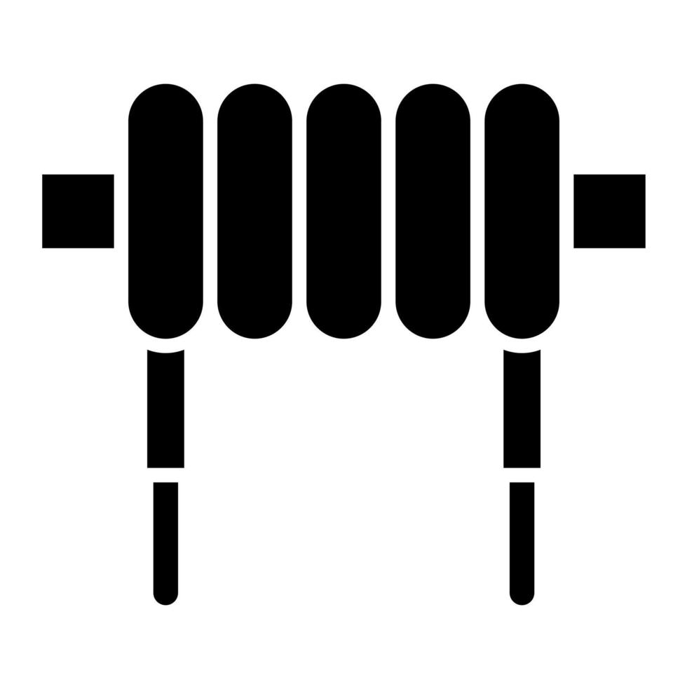 Inductor Glyph Icon vector