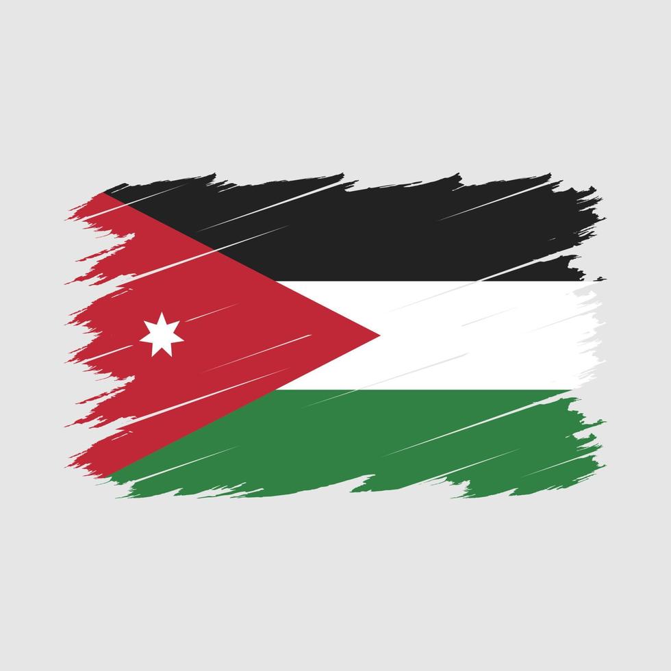 Jordan Flag Brush vector