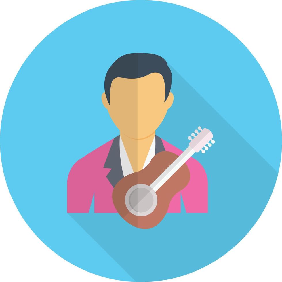 musician vector illustration on a background.Premium quality symbols.vector icons for concept and graphic design.