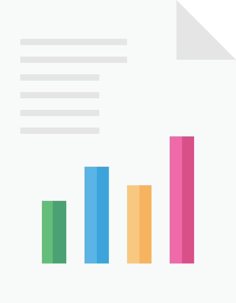 ilustración vectorial de informe de archivo en un fondo. símbolos de calidad premium. iconos vectoriales para concepto y diseño gráfico. vector