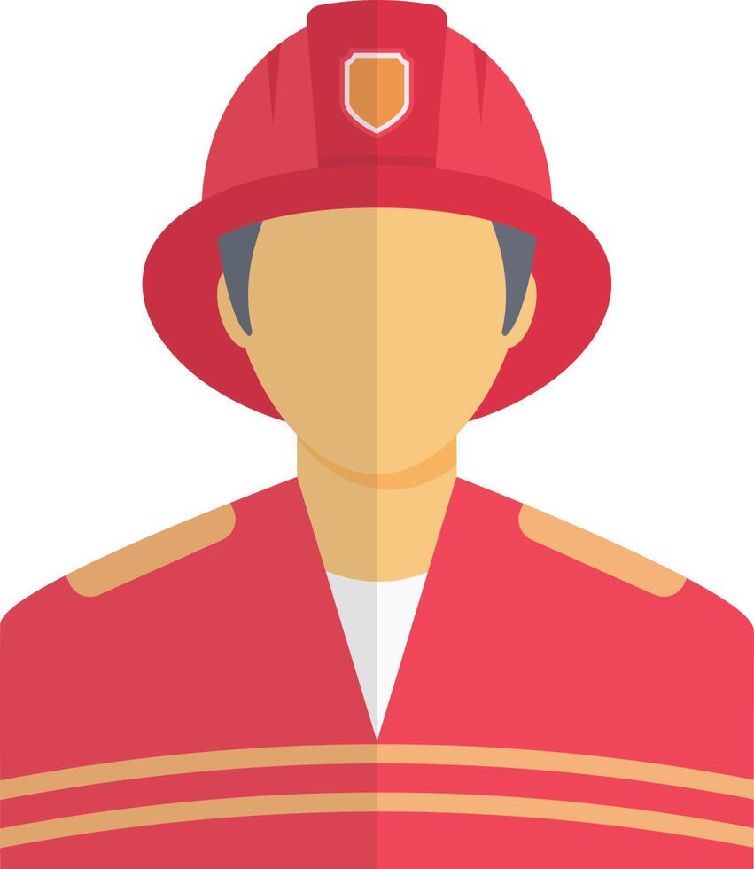 ilustración vectorial de brigada de incendios en un fondo. símbolos de calidad premium. iconos vectoriales para concepto y diseño gráfico. vector