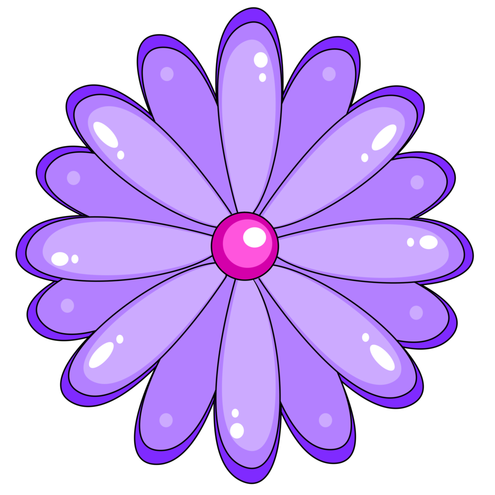 lila Blumendesign png