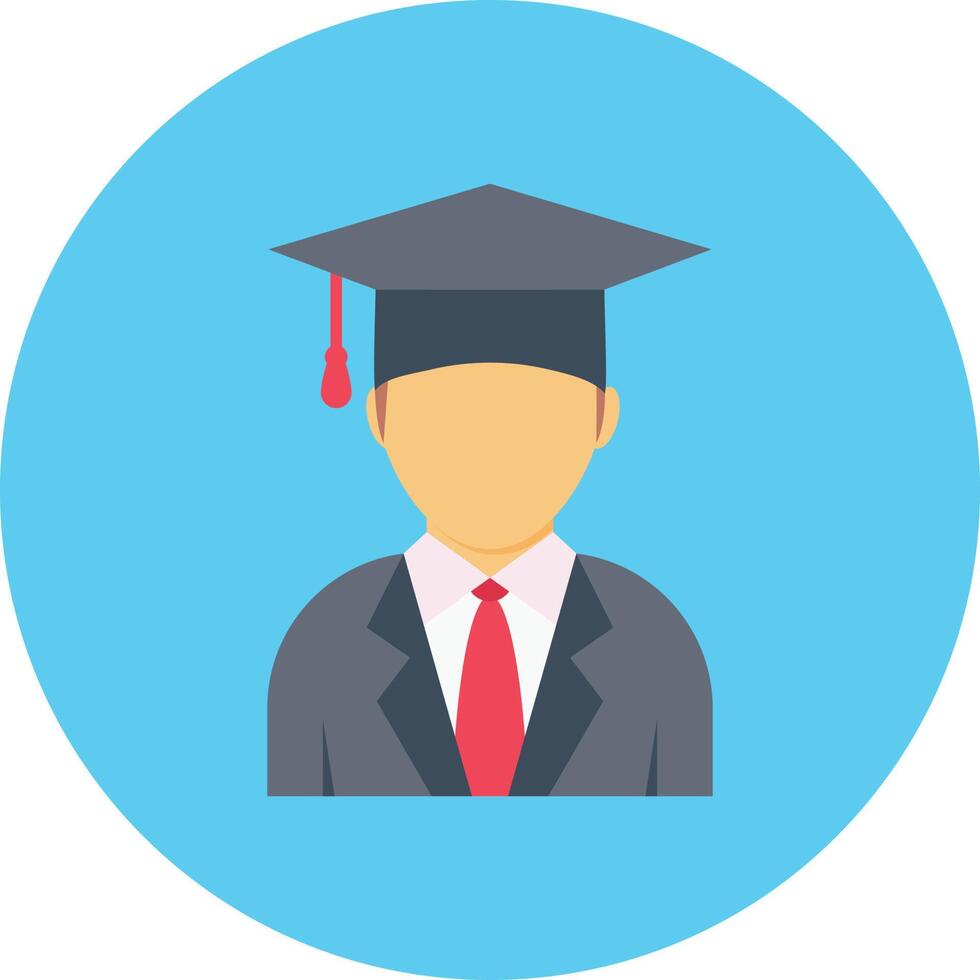 graduate student vector illustration on a background.Premium quality symbols.vector icons for concept and graphic design.