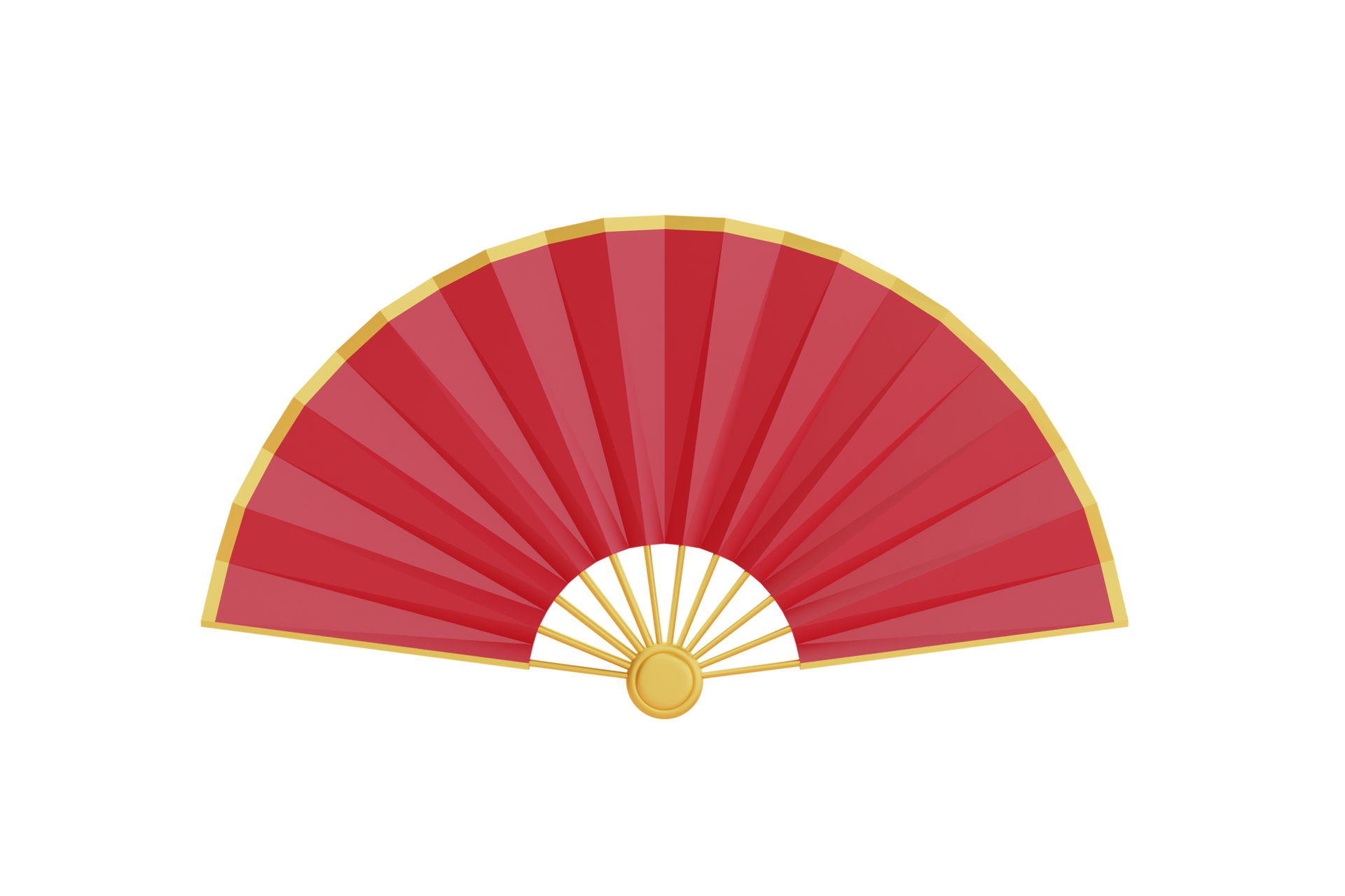 3D Festive Fan Isolated Decoration For Chinese New Year Chinese 3d-festive-fan-isolated-decoration-for-chinese-new-year-chinese