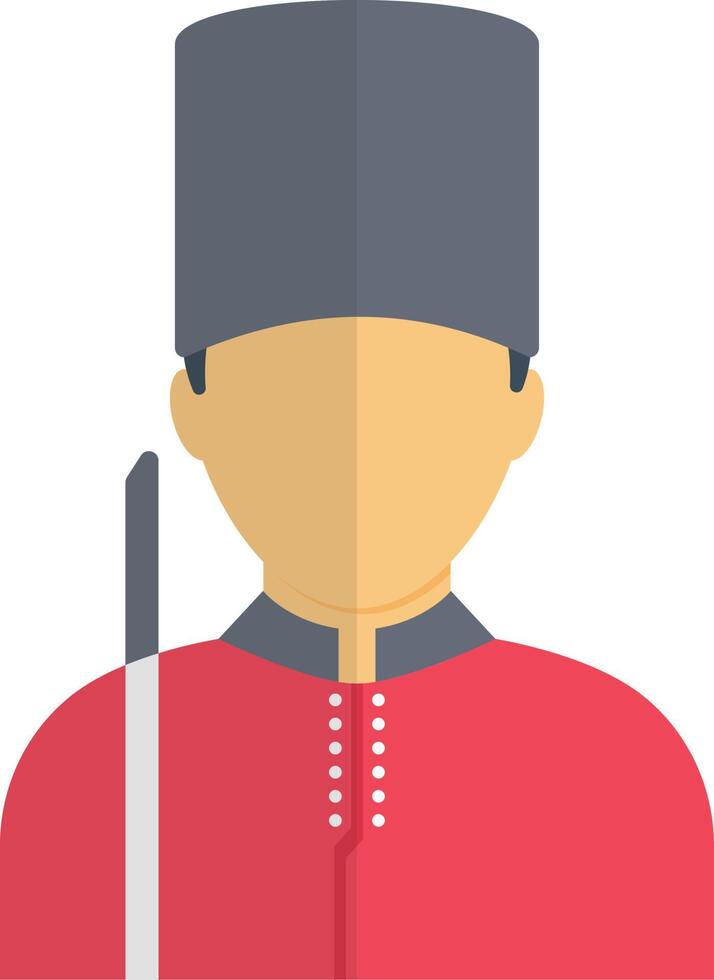 guard vector illustration on a background.Premium quality symbols.vector icons for concept and graphic design.