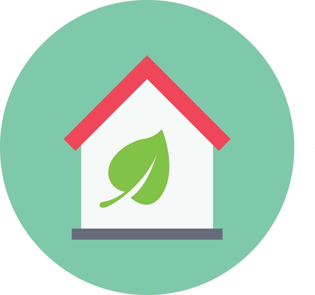 eco house vector illustration on a background.Premium quality symbols.vector icons for concept and graphic design.