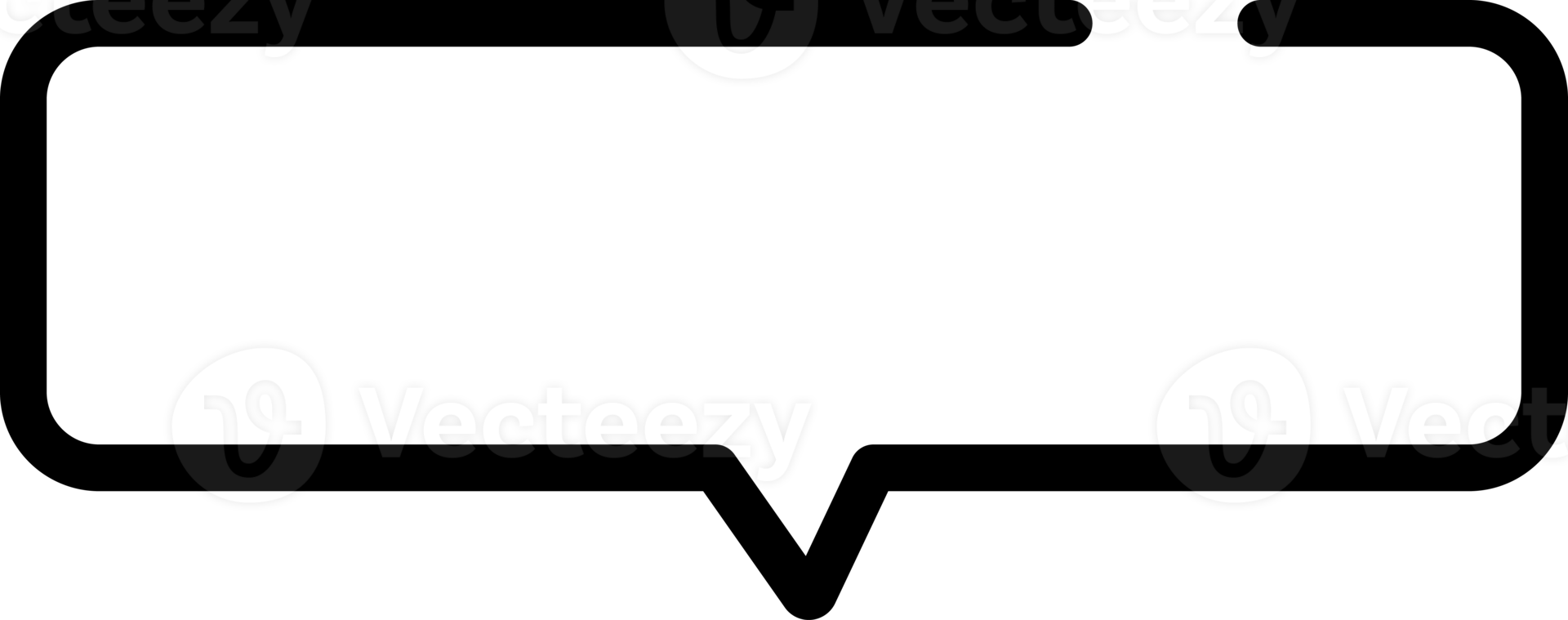 white and black speech bubble icon, text box, conversation box decoration png