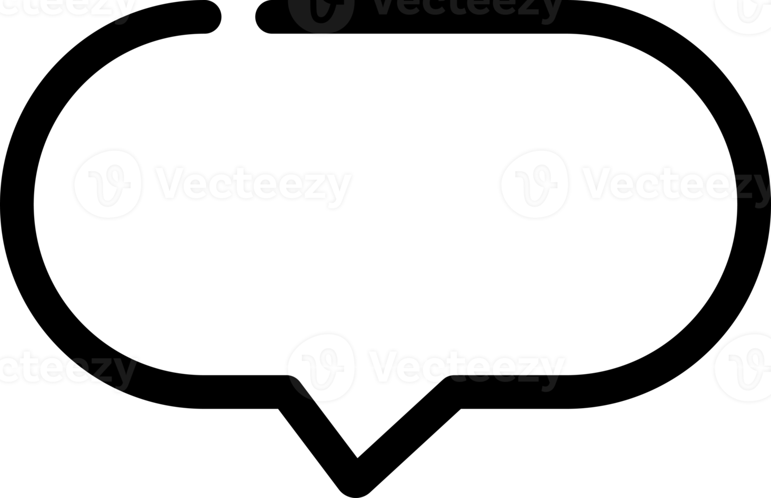 white and black speech bubble icon, text box, conversation box decoration png