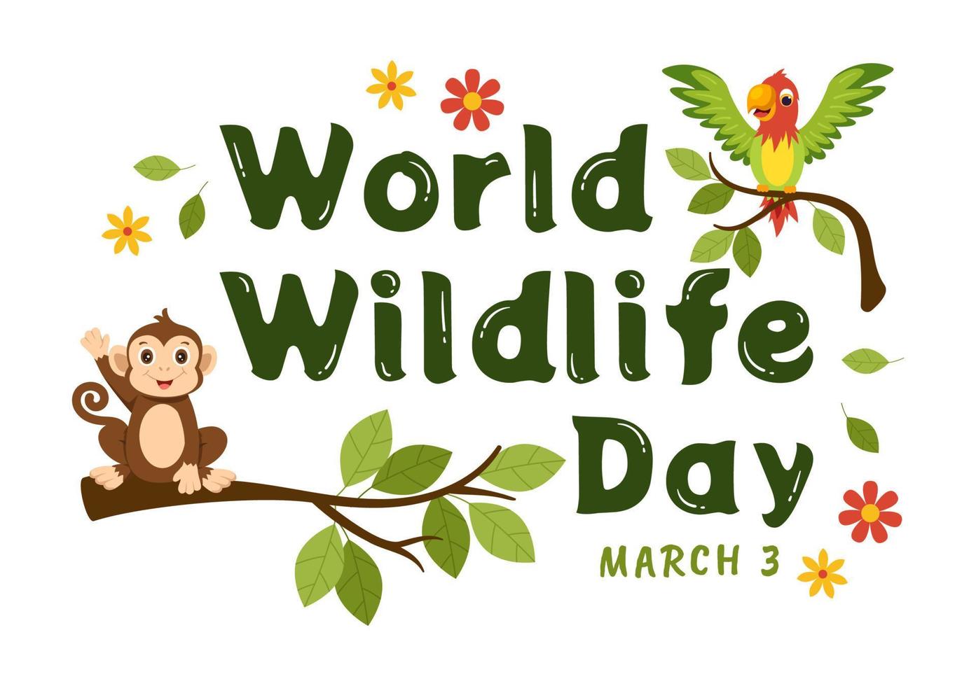 World Wildlife Day on March 3rd to Raise Animal Awareness, Plant and