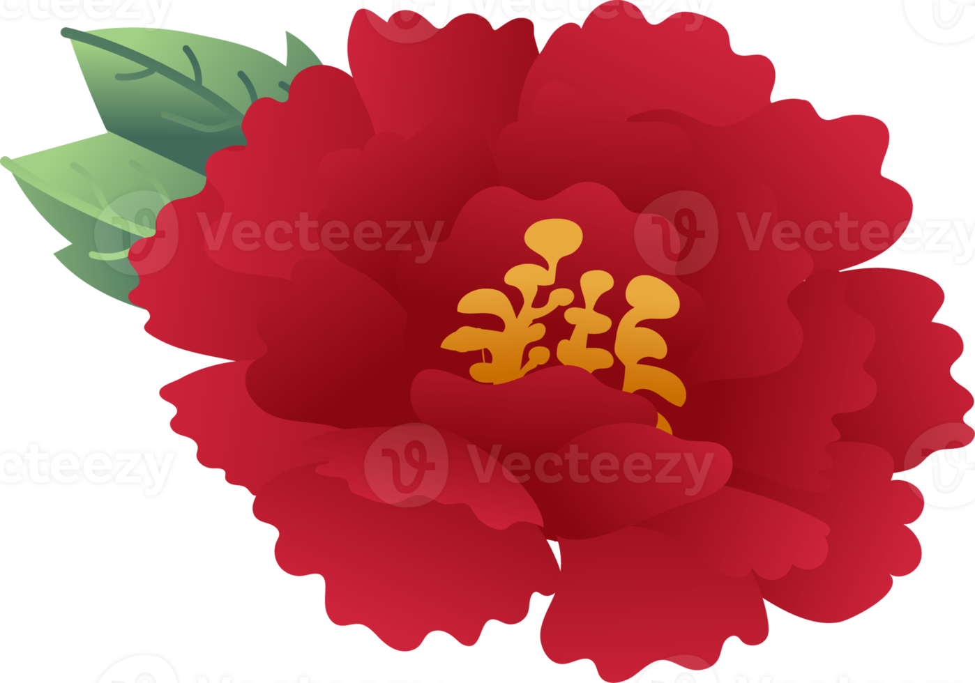 decoração floral ano novo png