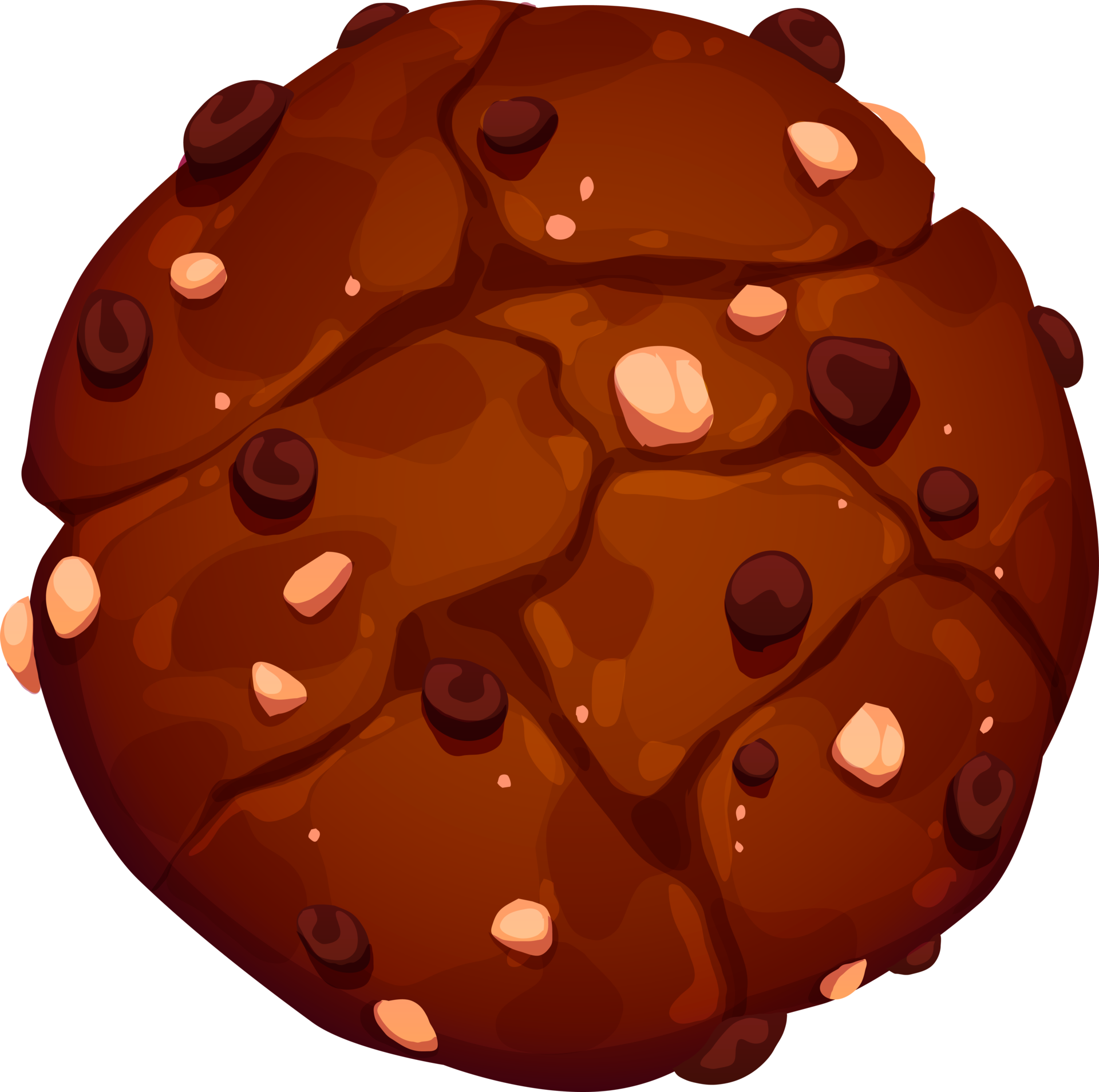 Free Chocolate brownie cookies 15079508 PNG with Transparent Background