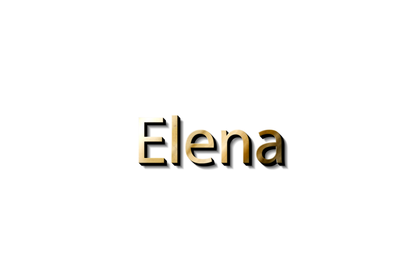Elena nome 3d 15079607 PNG