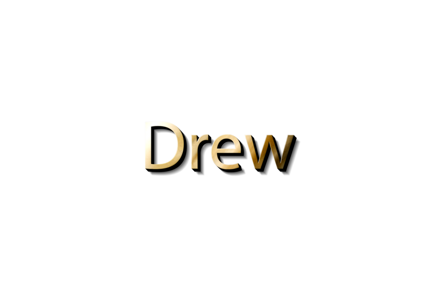 drew-name-3d-15079608-png