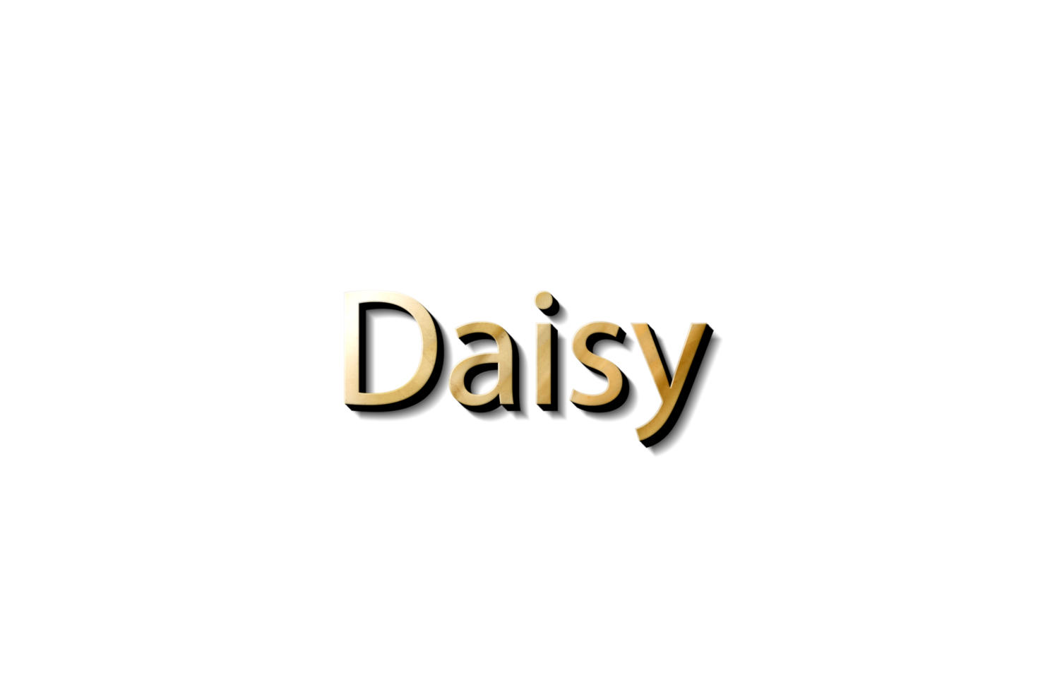DAISY 3D NAME png