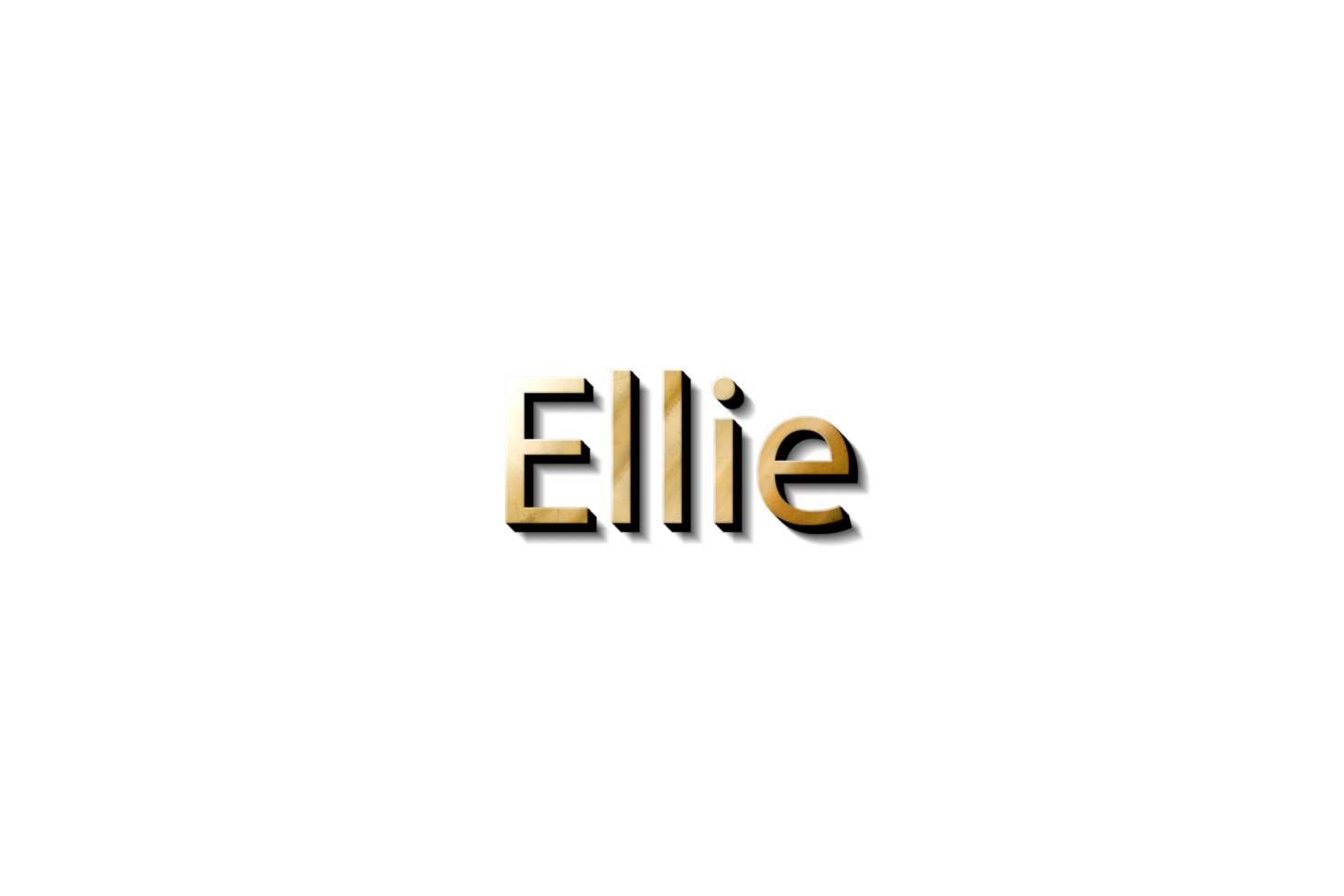 ELLIE 3D NAME png