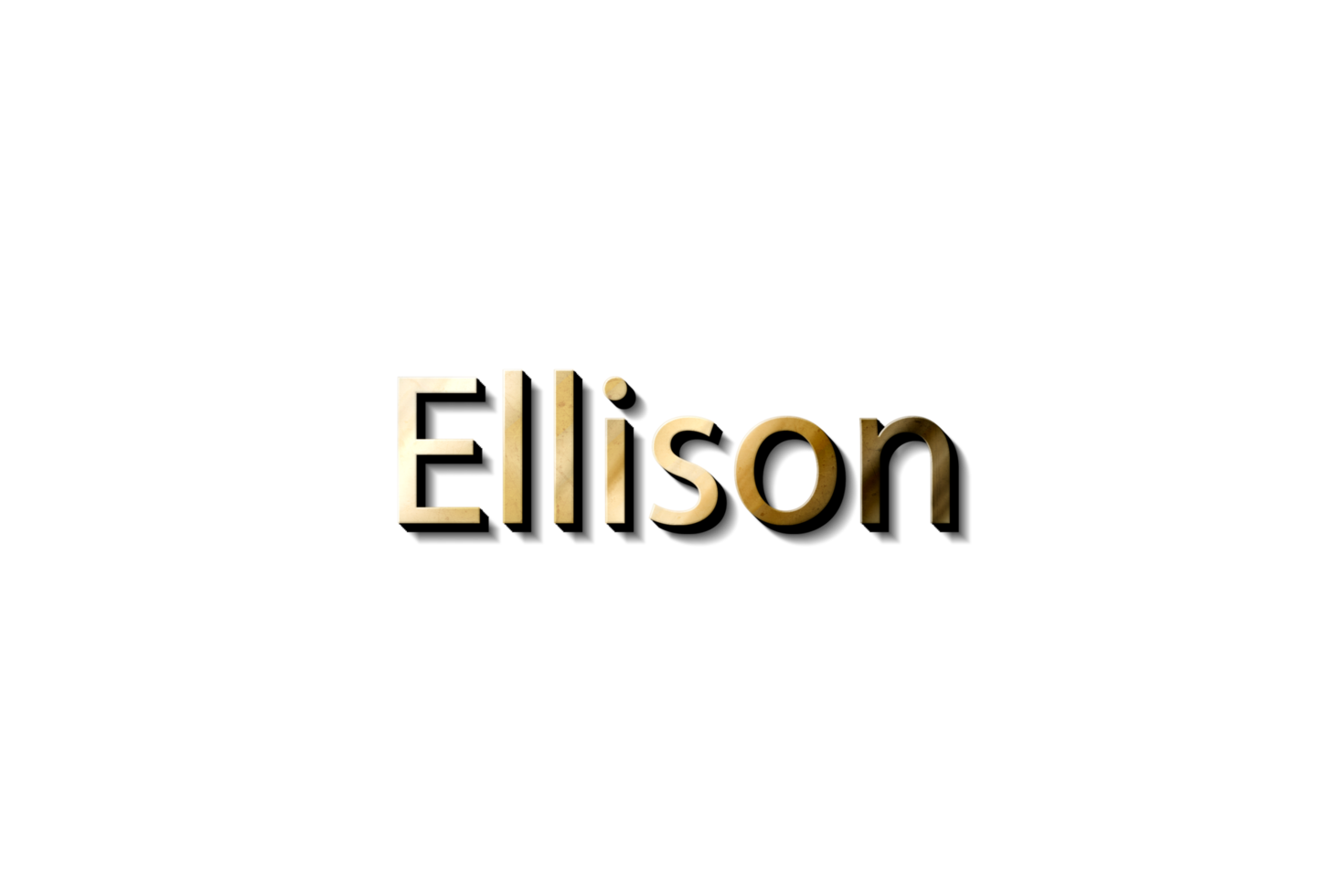 ELLISON 3D NAME 15079634 PNG