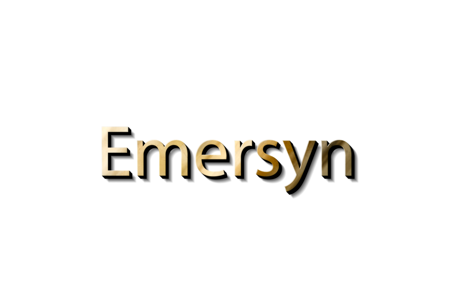 emersin 3d nome png