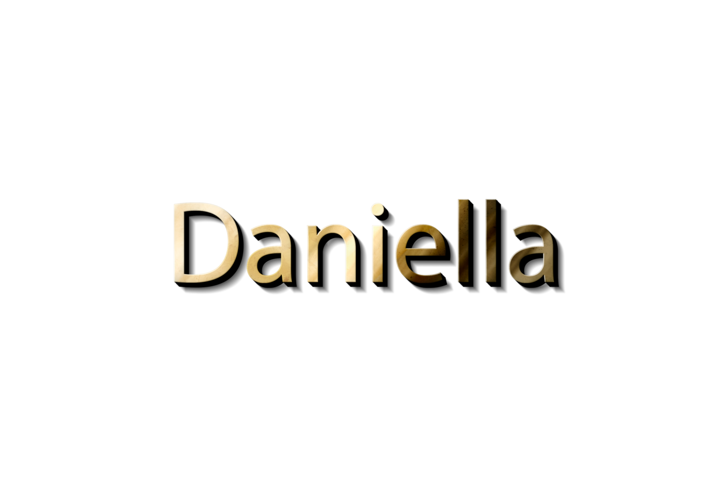 Daniella 3D-Name png