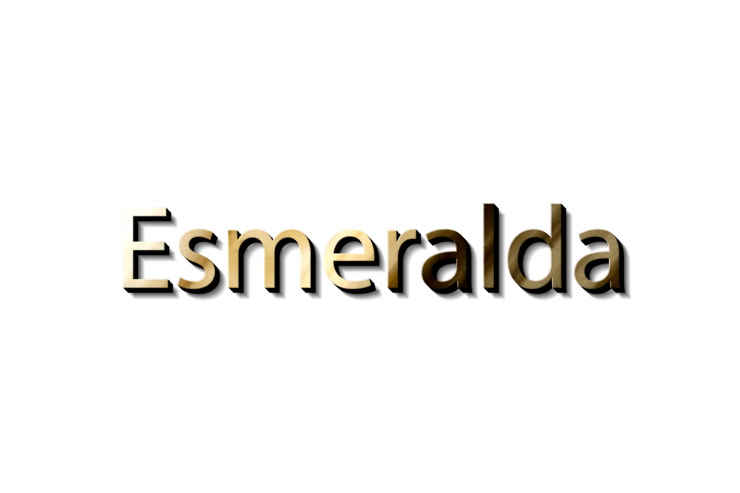 Esmeralda 3D-Name png