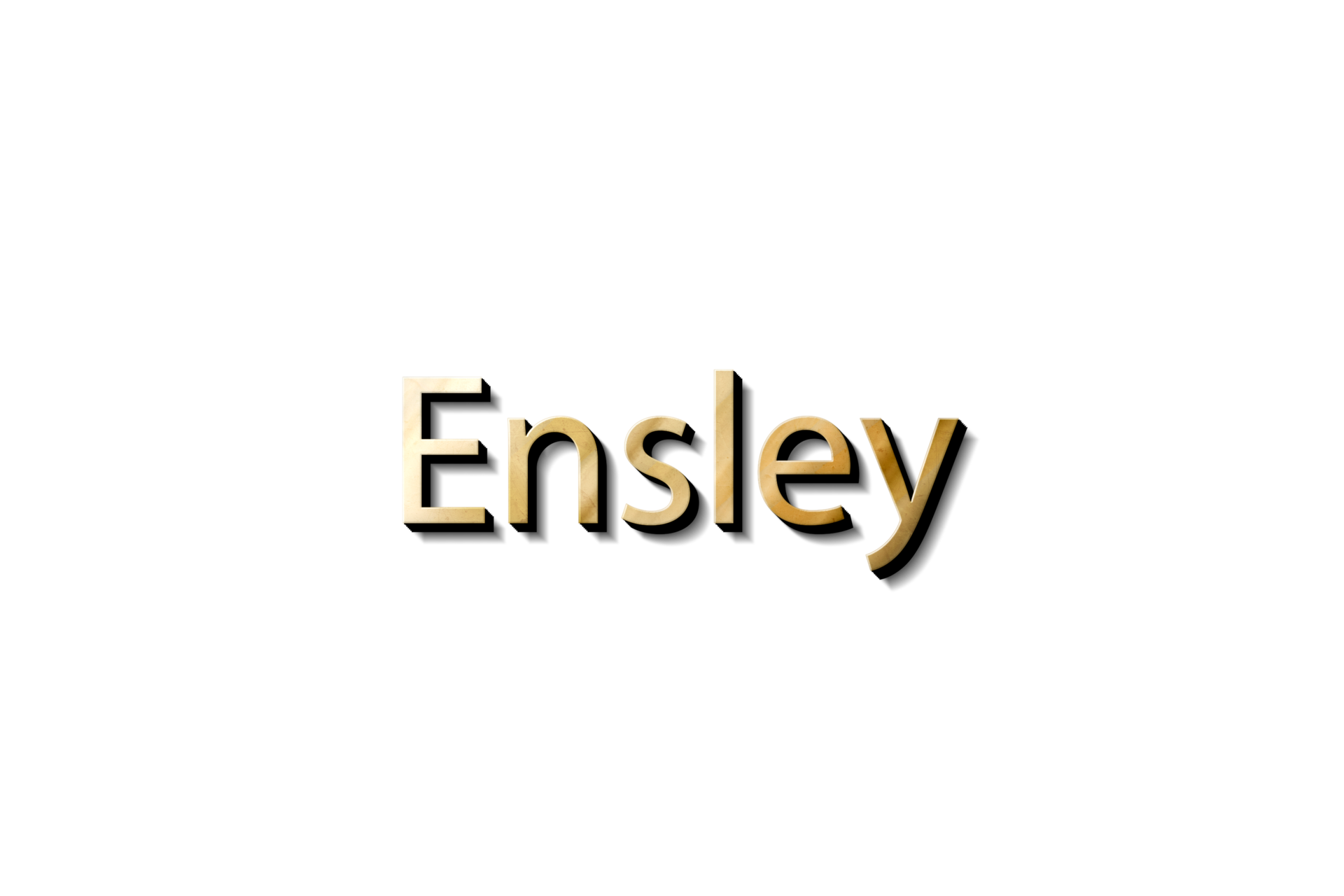 ENSLEY 3D NAME 15079658 PNG