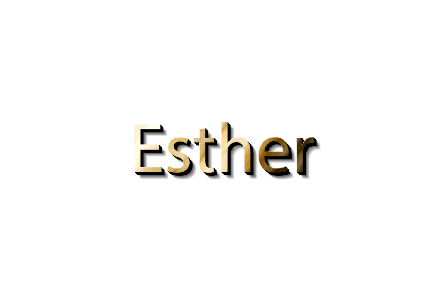 Free Esther Nombre 3d 15079659 PNG With Transparent Background the-hidden-meaning-of-the-name-esther-namious