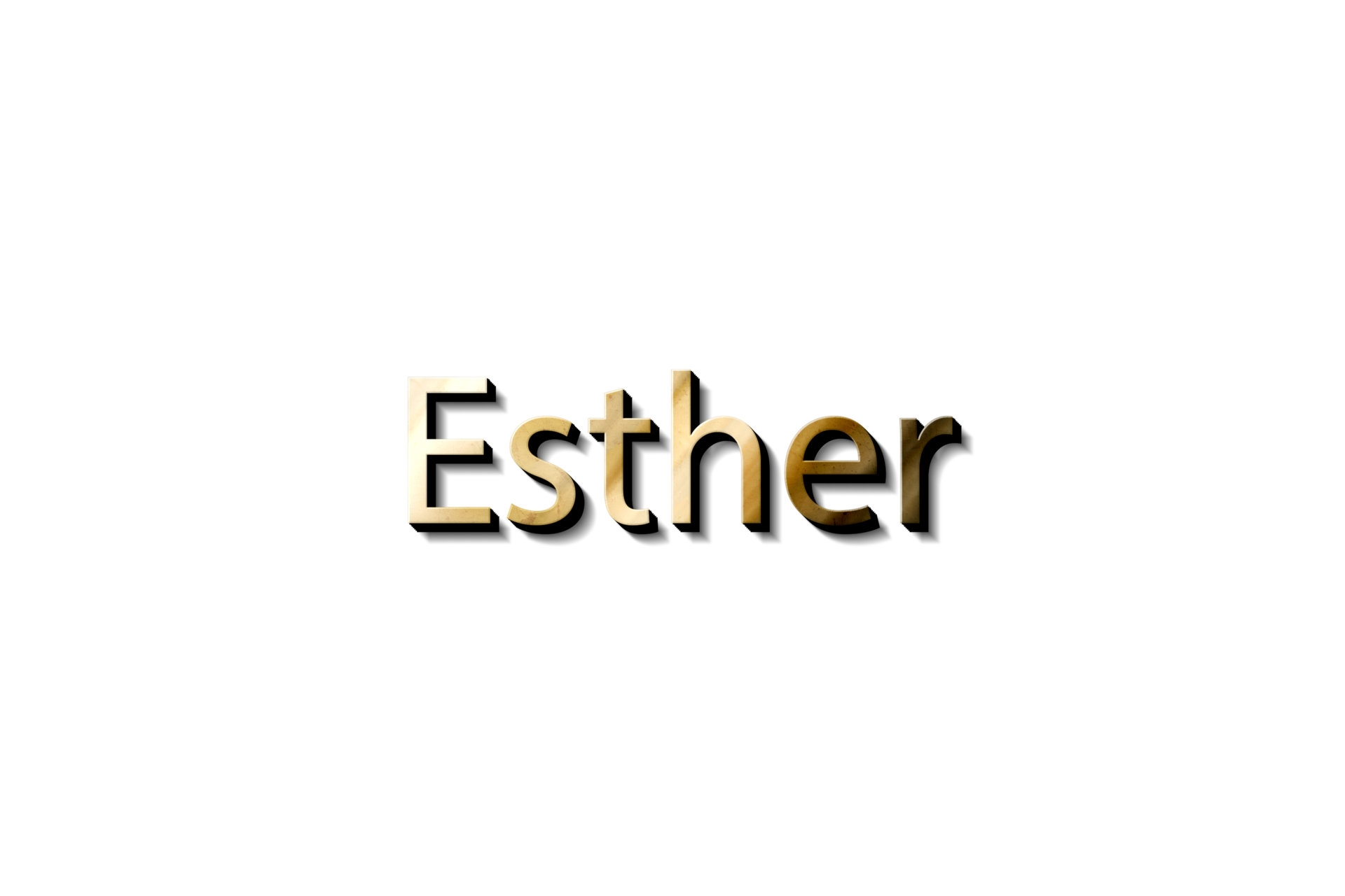 ESTHER 3D NAME 15079659 PNG esther-3d-name-15079659-png