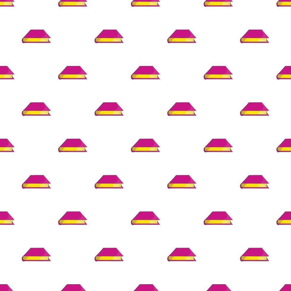 Thick book pattern, cartoon style vector