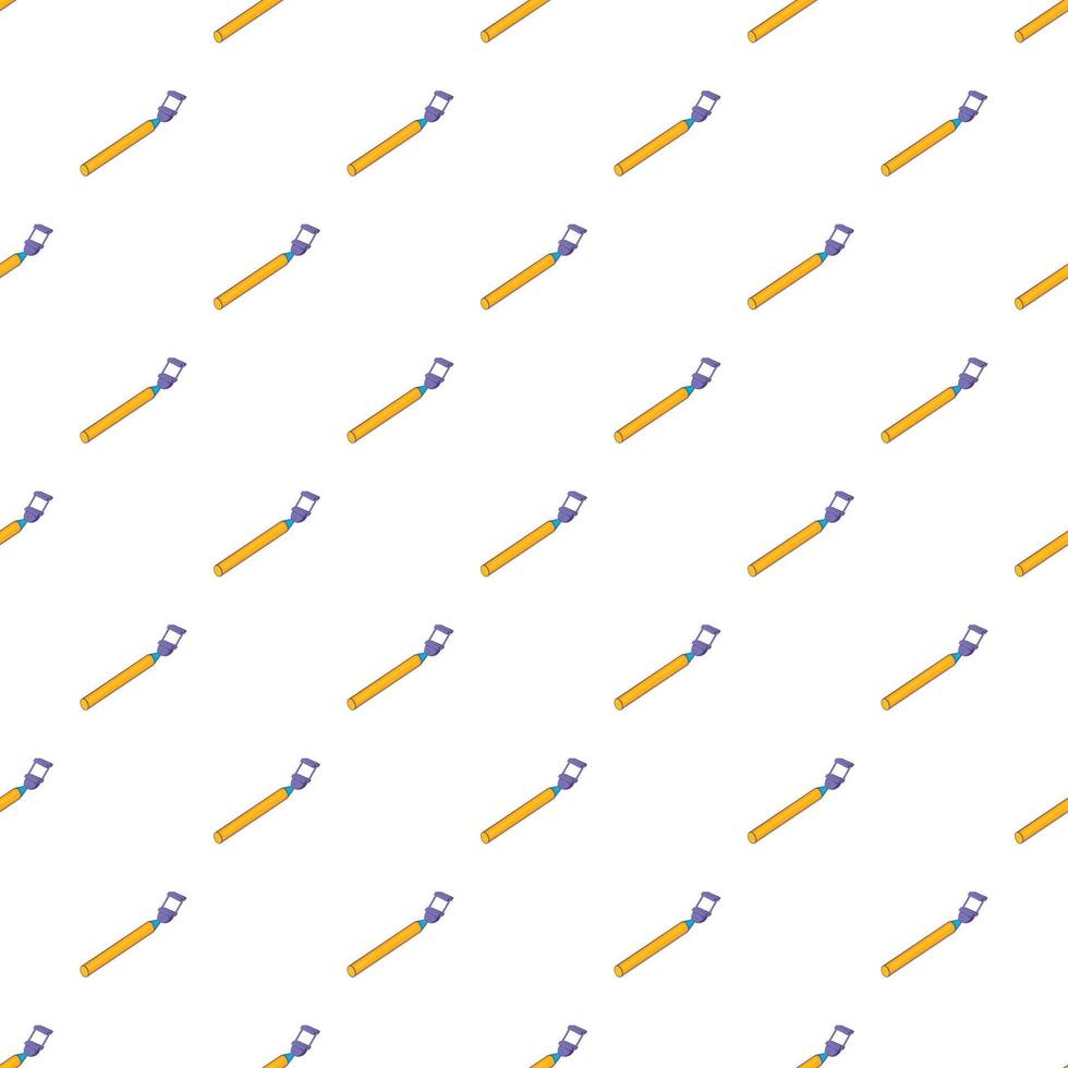 Selfie stick pattern, cartoon style vector