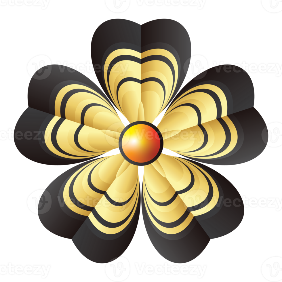 vintage flower elements for decoration png