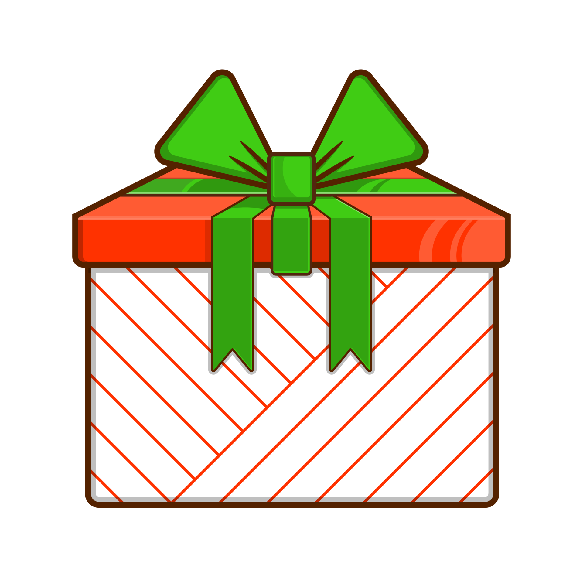 Gift Box Cartoon Cute 15080288 PNG