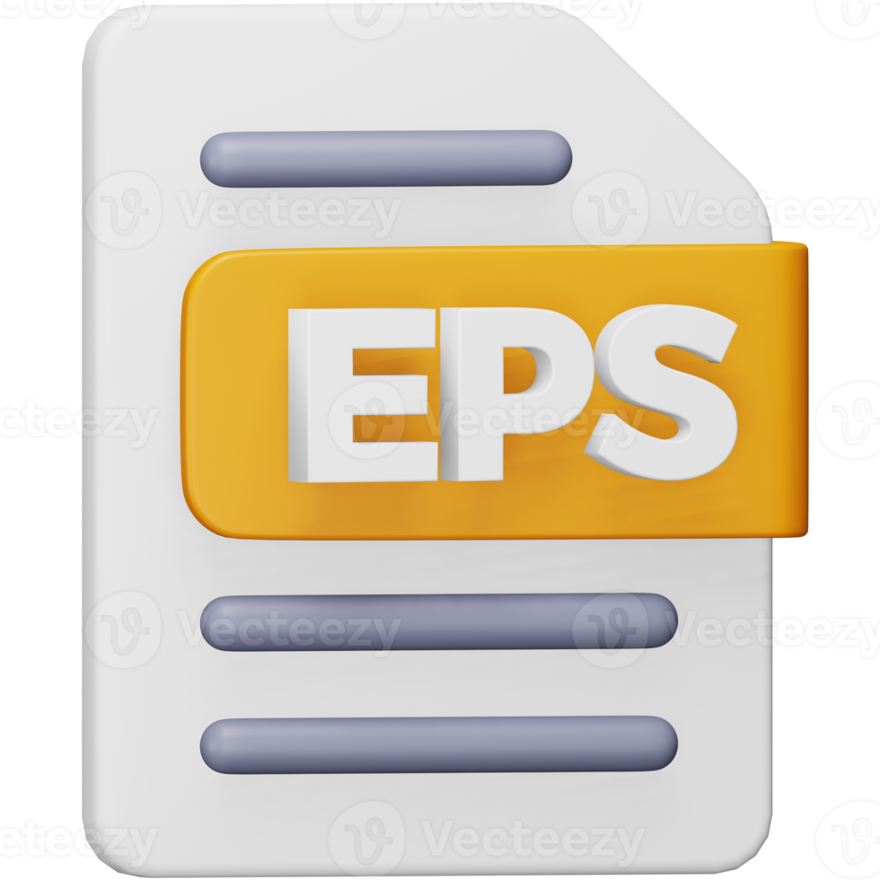 Eps file format 3d rendering isometric icon. png