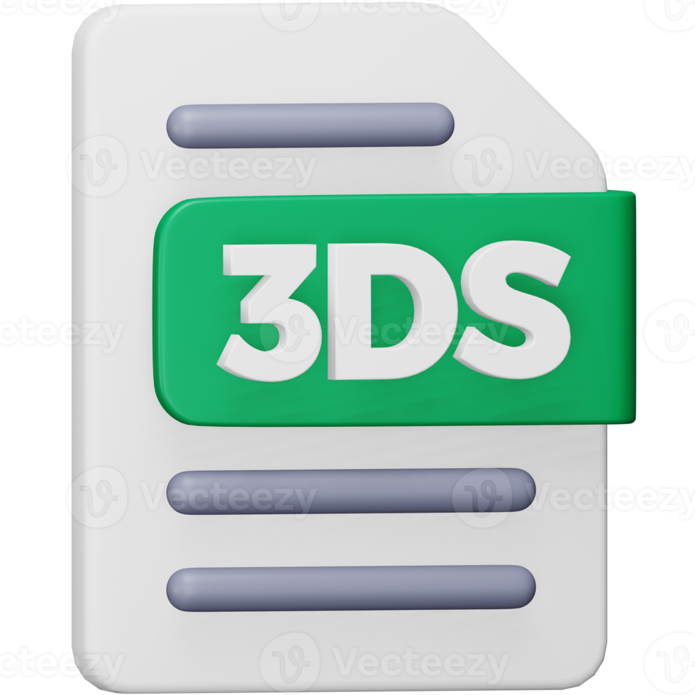 3ds file format 3d rendering isometric icon. 15081402 PNG
