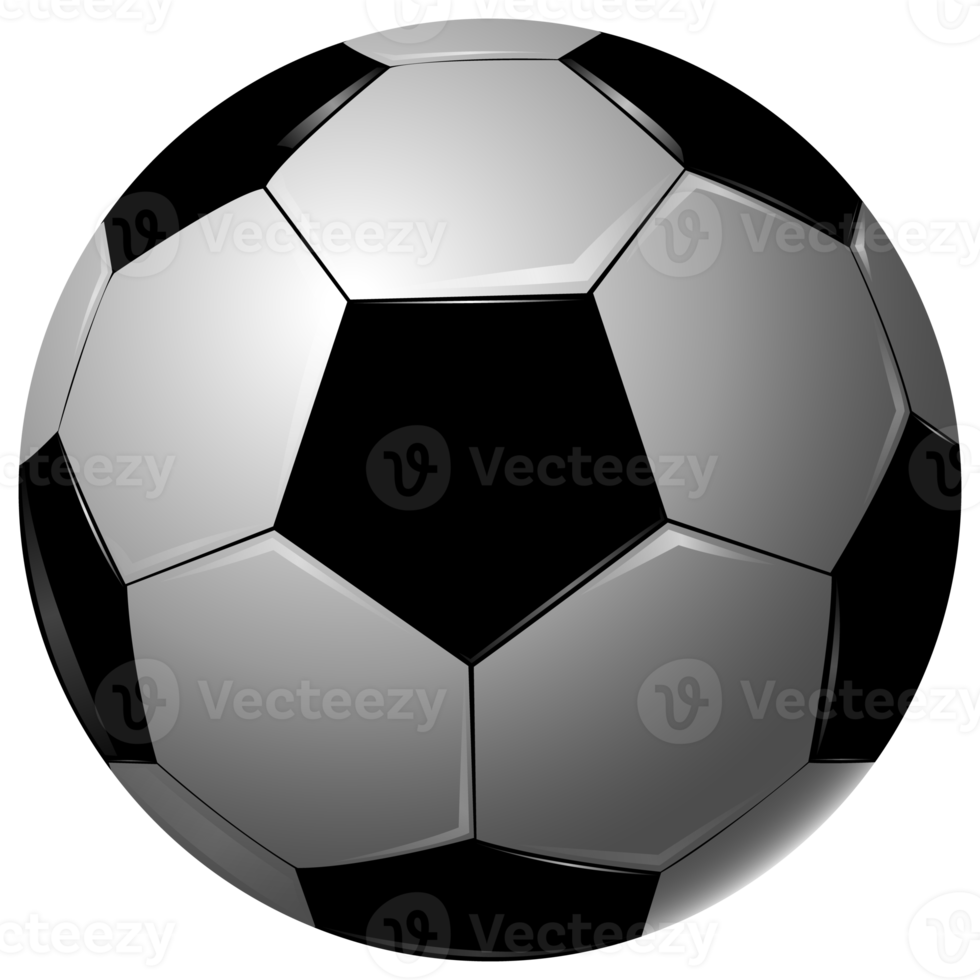 bola de futebol clássico ou futebol png